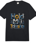 Chill Machinist Vise Gauge Square Tee For Real Men Who Own CNC Tools And Edge Work Gear, Soft Garment Dyed Comfort Colors Heavyweight Fit in black.