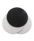 Grab These 30 Pc Four Inch Silicon Carbide Sanding Discs With Hook And Loop Backing For Super Fast Polishing Jobs Across All Grit Levels From Coarse To Mirror Finish Ready, showing black and gray sanding discs.