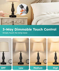 Two Pack Touch Lamp Control Module With Three Level Dimming For Desk Lamps Sensor Replacement Kit With Wire Caps Easy Install No Fuss Works With Lamps That Have Metal Bases And Dimmable LED Bulbs, 3-way touch lamp