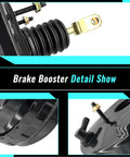 Heavy Duty Vacuum Power Brake Booster For Ford Escape And Mercury Mariner 2008 To 2012 Plus Mazda Tribute close-up showing steel build and details.