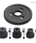 Beefed Up Metal Spur Gear Set 54T 32P With 15T 17T 19T Pinions And 3.175mm Coupler For Traxxas Slash 4X4 2WD VXL Rustler