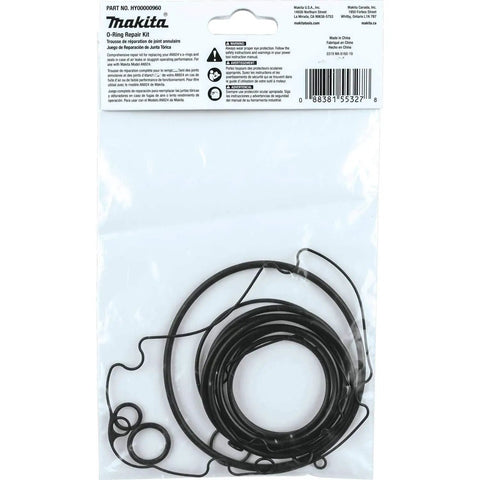 O Ring Repair Kit AN924 For Makita 21 Degree Full Round Head 3 And A Half Inch Framing Nailer in packaging, includes O-rings and seals