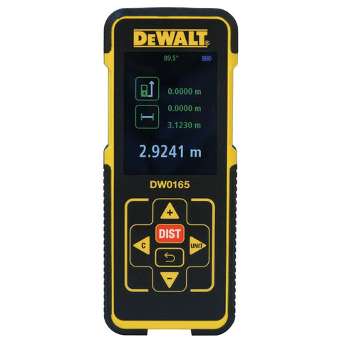 Tool Connect 165 Foot Laser Distance Measurer with a Handy Touch Pad, One Sixteenth Inch Accuracy at 30 Feet, front view