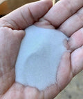 Glass Beads Sandblasting Media For Soft Metals 100 To 170 Grit 10 Lbs Get The Job Done Abrasive held in hand