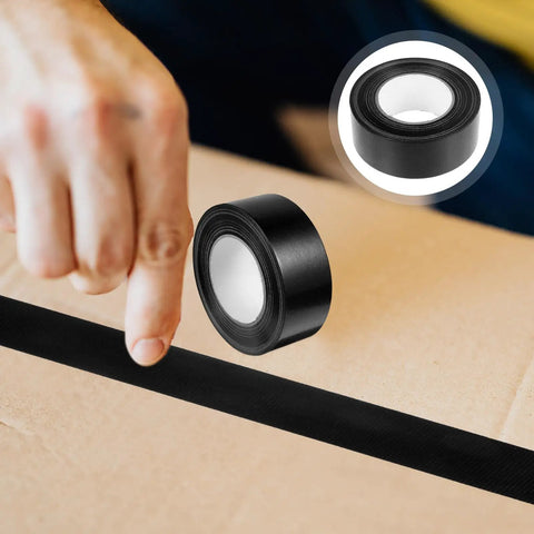 Waterproof Heavy Duty Duct Tape 50Mm By 50M Rubberized Sealing Tape For Leak Repair shown sealing a package