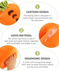 Breathable Face Down Desk Pillow For Comfy Naps Ergonomic Office Nap Support with cartoon design and breathable fabric