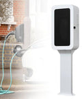 Game Changing Weatherproof EV Charger Storage Box With Combo Lock Wall Mounted TESLA Charging Station Cover with quick glance window.