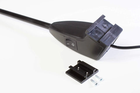 Mounting bracket and switch for Two Pack Trade Show LED Lights for Popup Booth Backdrop Panels 19W Each 1300 Lumens 5300K