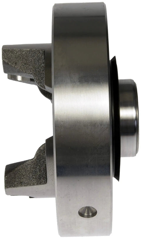 Heavy Duty Cast Iron Rear Differential Pinion Flange Direct Bolt On Replacement For Select Chevy And Gmc Trucks, side view, rugged design.