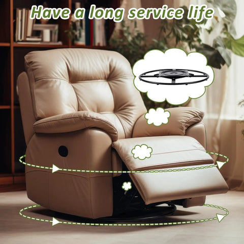 Heavy Duty 24 Inch Recliner Chair Swivel Ring Base Kit Replacement With 10 Inch Swivel Ring Base 360 Degree Rotation Mechanism