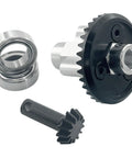 Bevel Gear Set 13T 33T for One Twelfth RC Car Axle with Bearings Upgrade Hardened Steel Differential Bevel Gears