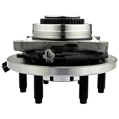 4WD Front Left Or Right Wheel Bearing And Hub Assembly Replacement Suspension Kit For Ford F150 2009 2010 Fits Front Wheel Hub Bearing 4x4 Models Premium Direct Fit With Easy Install showing side view