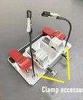 Helping Hands Soldering Station With Double Clamp Design And 12mm Opening Heavy Duty Aluminum Alloy Base Ceramic Clamp for PCB Wiring
