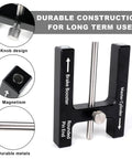Aluminum Brake Booster Push Rod Adjustment Tool For Precise Master Cylinder Length And Pedal Feel, Universal Brake Rod Gauge For Most Vehicles, Improves Response And Smooth Braking, aluminum adjuster with magnetic ends