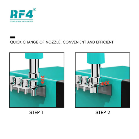 Soldering Station With Digital LCD Display For Mobile Phone Motherboard PCB BGA Desoldering And Repair Platform nozzle change