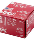 18 Gauge Finish Staples One And A Quarter Inch Length With One Quarter Inch Crown For Cabinets Bright Finish 5000 Count