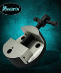 Round Milling Vise With 80 Mm Base for 3 and 4 Inch Rotary Tables, cast iron clamp with dual-slot fit and hardware.