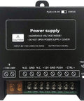 12V power supply for Heavy Duty Access Control Kit with Remote and 1200 Pound Fail Safe Electromagnetic Lock Metal Keypad