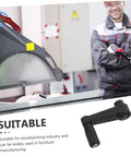 Woodworking Handle Nylon Crank Accessory Easy Install for Smooth Operation and High Efficiency Durable Wear Resistant Round Hole Design for Precise Adjustments and Quick Setup for Fast Tool Changes, in factory setting.