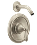 Brantford Brushed Nickel Posi-Temp Shower Trim Kit With Lever Handle, Without Showerhead, Valve Required, Fits 2510 2520 2570 2590