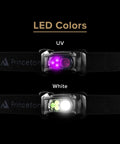 Remix LED Headlamp With 300 Lumens Multicam Camouflage Red Green And Blue LEDs And White Spotlight with UV and white lights.