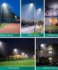 Ultra Bright 100W Solar LED Flood Light Outdoor With 18000 Lumens 6000K Daylight IP67 illuminating outdoor spaces at night