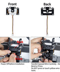 Auto Bed Leveling Sensor With Strain Gauge For Hi Series 3D Printer Replacement Bed Leveler installation with wires shown