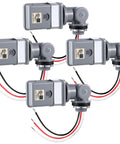 4 Pack Photocell Sensor For Outdoor Lights, 120V AC 50 60 Hz IP54 Waterproof Rotatable Dusk To Dawn Photoelectric Switch For Back Yard Lighting, UL Certified, Hardwire Installation.