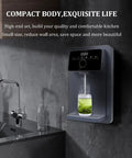 Wall Mounted Water Dispenser With Electronic Lock And Dual Temperature Control for break room, dispensing hot water.