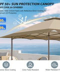 One Person Pop Up Canopy Tent With Instant Setup And Auto Extending Eaves 13 By 13 Foot Frame 169 Square Feet Of Shade