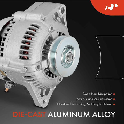 Alternator For Toyota 4Runner And Pickup 1993-1995 2.4L Auto Transmission 12V 70A With 1 Groove Pulley Clockwise Rotation