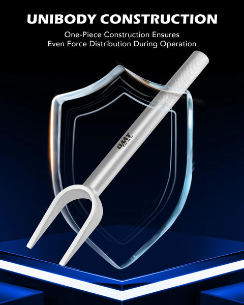 Five Piece Pickle Fork Tool Set For Ball Joints Tie Rods Pitman Arms Removal, single pickle fork tool with unibody construction