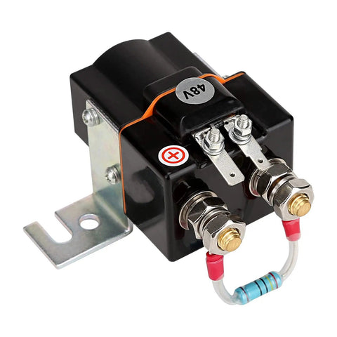 Golf Cart 48V Solenoid Upgrade For Club Car DS And Precedent 2000 Up With Built In Resistor Replacement Part OEM 101908701 102774701 1014947