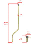 Beefed Up Steering Sector Drag Link Kit For John Deere Tractors D140 D150 D155 D160 D170 Direct Fit Replacement Includes Left And Right Drag Links Gear Plate Pinion And Bushings, 16 5/8 in rod