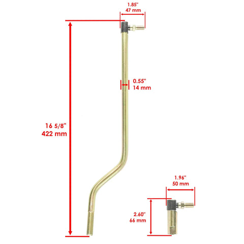 Beefed Up Steering Sector Drag Link Kit For John Deere Tractors D140 D150 D155 D160 D170 Direct Fit Replacement Includes Left And Right Drag Links Gear Plate Pinion And Bushings, 16 5/8 in rod