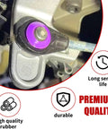 2 Piece Transmission Gear Shift Cable Bushing Repair Kit Install Tool in use, showing high-quality rubber and durability