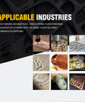 Applicable industries for 4 Axis CNC Router Engraver 6090 For Wood Metal PVC including wood, metal, and plastic processing