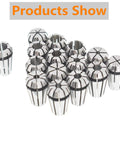 ER11 Spring Collet Set 15 Pieces From 1mm To 7mm Plus One Eighth And One Quarter Inch For CNC Milling Lathe Tool Holding And Engraving Machines
