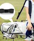 Swing Correcting Arm Band 4 Pack Elastic Golf Swing Trainer for Right and Left Handed Players featured with golf bag