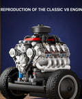 Visible V8 Engine Kit That Actually Runs Hands On Build Your Own Car Motor Model For Teens And Adults Realistic Piston Motion