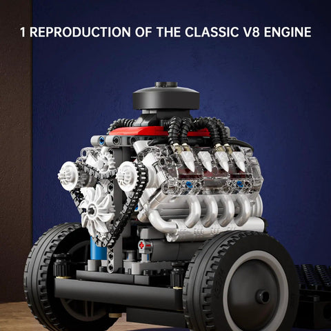 Visible V8 Engine Kit That Actually Runs Hands On Build Your Own Car Motor Model For Teens And Adults Realistic Piston Motion