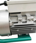 Close-up of Portable Electric Beveling Machine Rolls In Easy To Bang Out Clean 30 To 60 Degree Plate Edges With Rugged Cast Iron Rollers Built Tough motor.