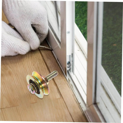 Installing Heavy Duty Sliding Door Rollers With U Shaped Track For Smooth Motion Replacement Hardware on indoor door
