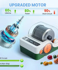 Ultra Quiet Rock Tumbler Kit With Noise Reduction Enclosure For Indoor Use Rock Polisher With Three Speed Motor And Nine Day Timer