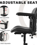 Side view of an adjustable mobility scooter seat with height-adjustable post and adjustable armrests