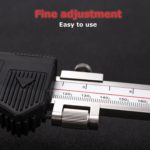Built Tough Heavy Duty 40 Inch Digital Caliper With Extended Long Jaw For deep reach, showing fine adjustment knob and measurement scale.