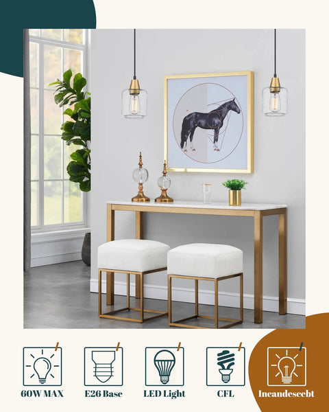 Dope Gold Seeded Glass Pendant Lights 2 Pack With Adjustable Height Industrial Farmhouse Hanging Fixtures in elegant room