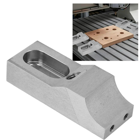Low Profile Side Clamp Vise Set 2 Pcs S136H High Grade Die Steel For CNC Milling Machines With Compact Design and strong grip for steady workholding.