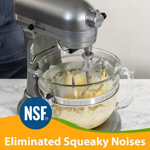Kitchen Must Have Food Grade Grease For Kitchen Machines NSF H1 Safe Lubricant applied to stand mixer shown in use