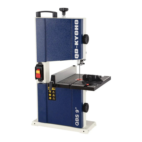 Beast Of A Portable Nine Inch Woodworking Bandsaw With Cast Aluminum Worktable And Scale, 2526 FPM Benchtop Saw, One Third Horsepower